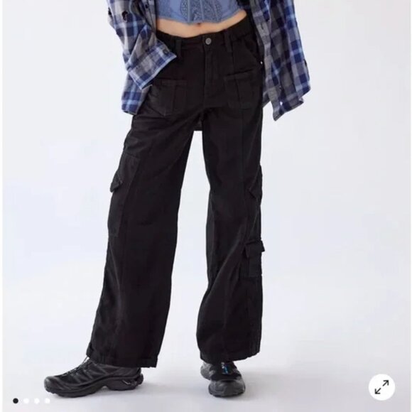 BDG Pants - BDG Urban Outfitters Pants Womens 27 Black Cargo Baggy Y2K Utility Street Urban